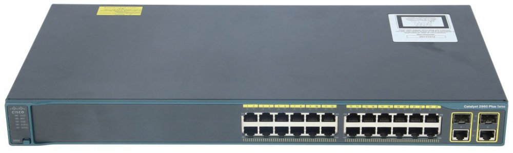 Коммутатор Cisco Catalyst 2960-Plus 24LC-L (WS-C2960+24LC-L)