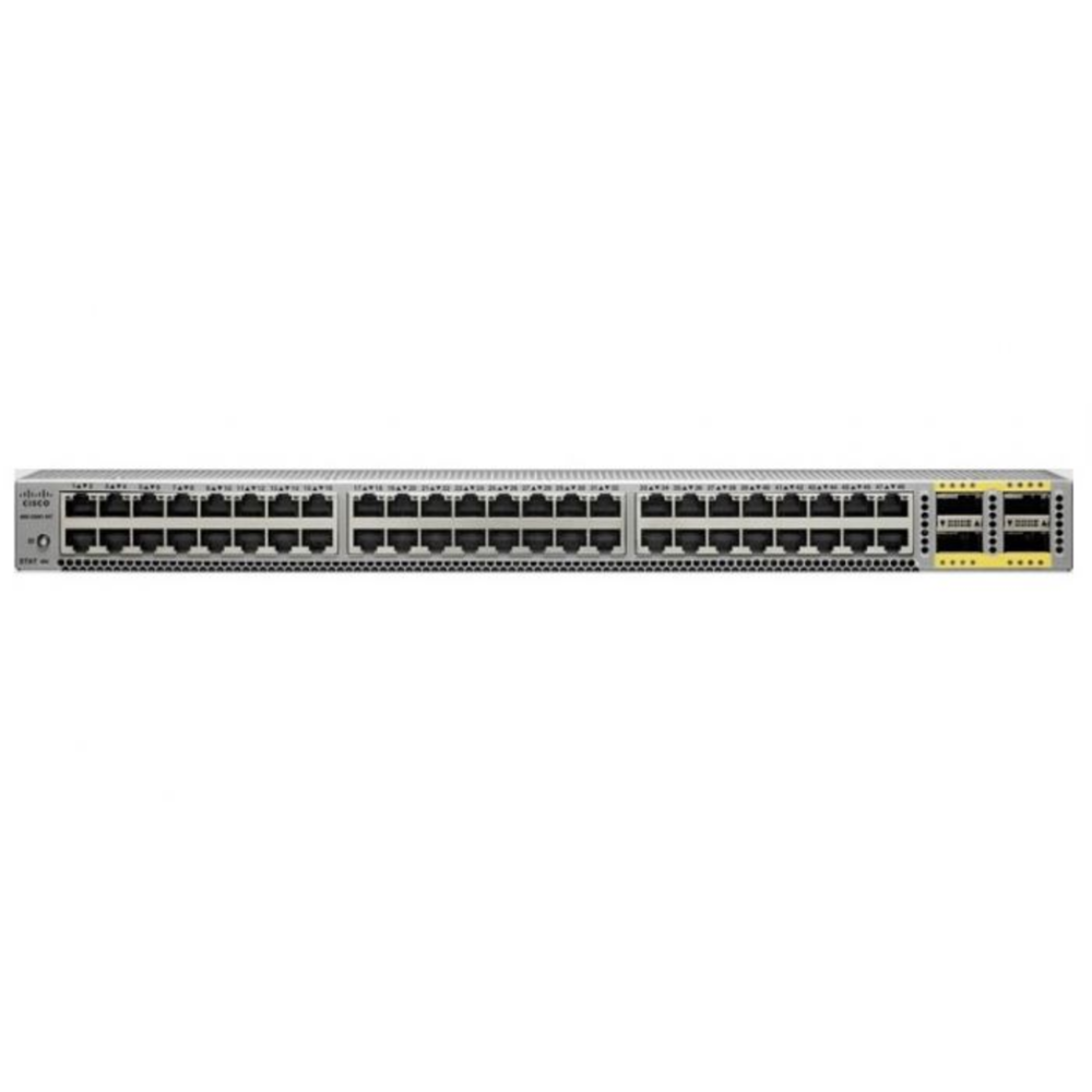 Коммутатор Cisco Nexus N6K-C6001-64T, направление охлаждения Port-side Intake