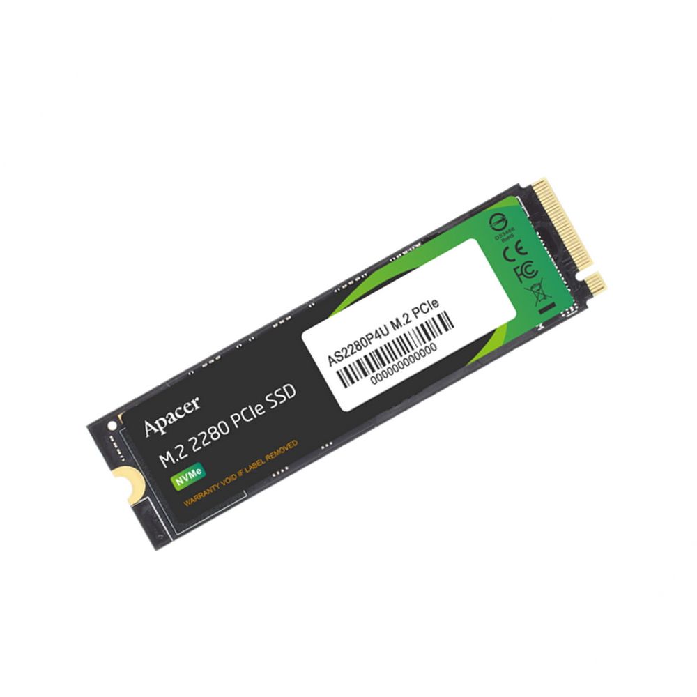 Твердотельный накопитель Apacer SSD AS2280P4U 256Gb M.2 PCIe Gen3x4, R3500/W1200 Mb/s, MTBF 1.8M, 3D NAND, NVMe, Retail (AP256GAS2280P4U-1) (AP256GAS2280P4U-1)
