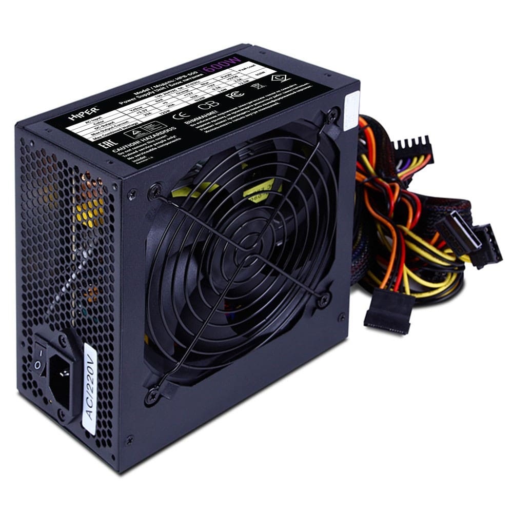 блок питания для ПК 600 Ватт Hiper HPB-600