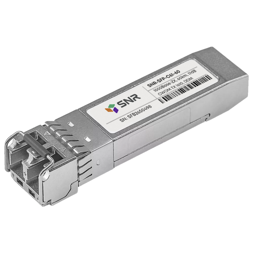 Модуль SFP CWDM оптический, дальность до 60км (17dB), 1610нм