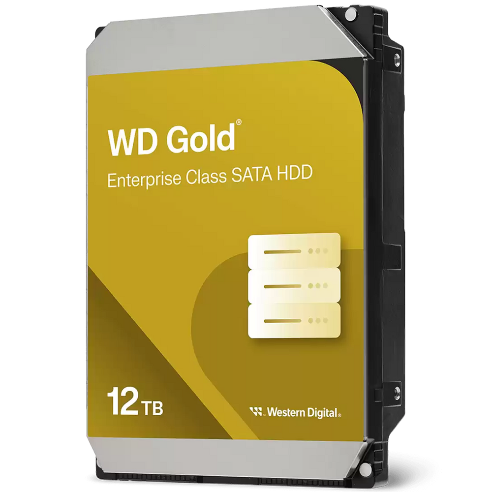 Жесткий диск Western Digital 12TB WD122KRYZ Gold, SATA3, Cache 512MB, 7200 rpm
