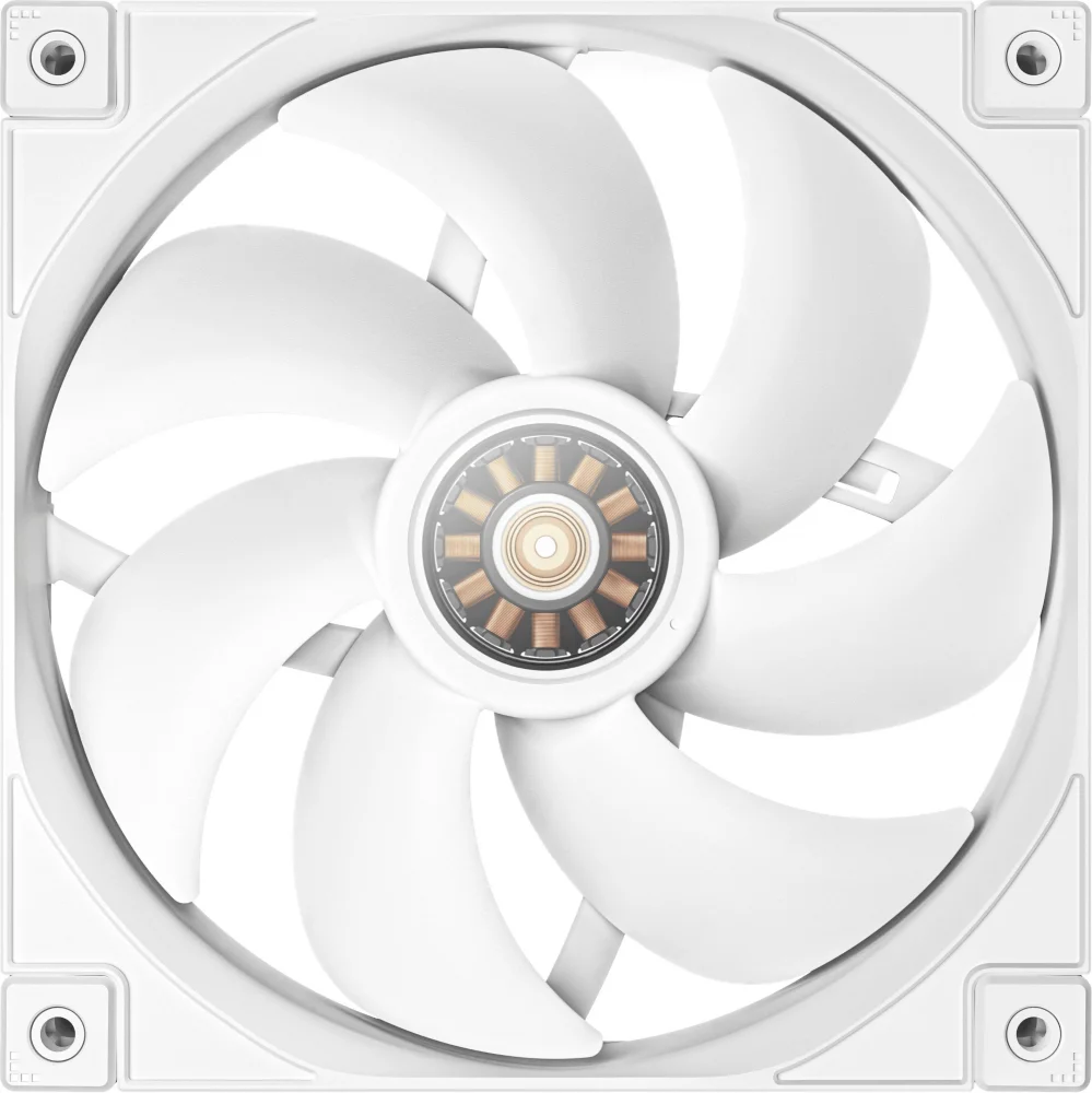 Вентилятор Deepcool FT14 140x140x25mm белый 4-pin 25.1dB 206gr Ret (R-FT14-WHWPN1-G)
