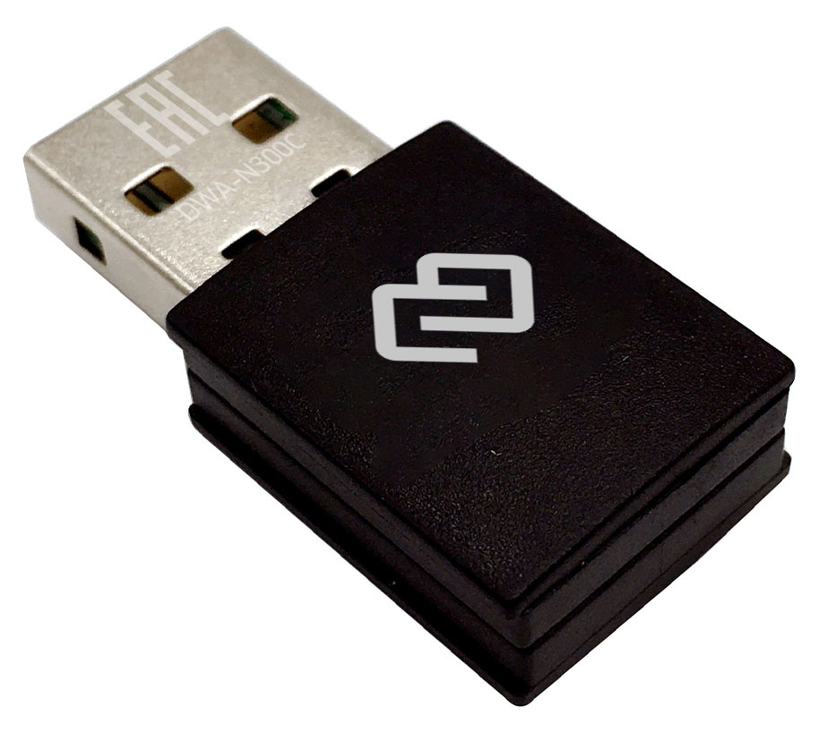 Сетевой адаптер WiFi Digma DWA-N300C USB 2.0