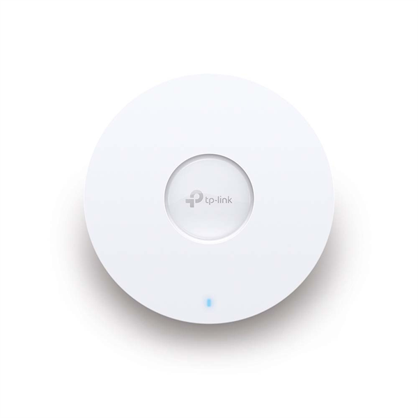Сетевое оборудование TP-Link EAP613, AX1800 Потолочная двухдиапазонная точка доступа Wi-Fi 6, 1 гиг. порт RJ45, до 574 Мбит/с на 2,4 ГГц + до 1201 Мбит/с на 5 ГГц, PoE 802.3at, 2 встр.антенны, MU-MIMO, БП нет в комплекте (EAP613)
