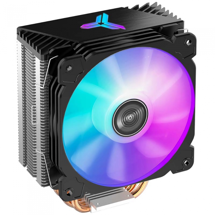 JONSBO CR-1000GT Кулер (LGA115X/AM4/AM3/3+/AM2/+/FM2/+/FM1, TDP 180W, PWM, 120mm ARGB Fan, 4 тепловых трубок, 4-pin)