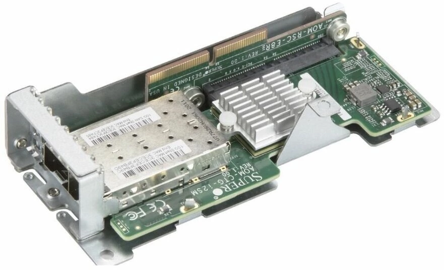 Сетевой адаптер Supermicro AOM-CTG-I2SM-12
