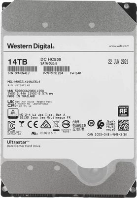 Жёсткий диск Western Digital Ultrastar DC HC530 14Tb 0F31052 (WUH721414AL5204)