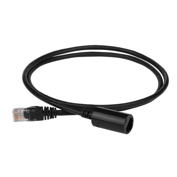 Удлинитель патч-корда Удлинитель патч-корда UTP кат.5E, розетка RJ45 - вилка RJ-45, 10 м, серый