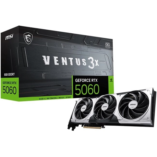 Видеокарта MSI RTX 5060 8G VENTUS 3X OC