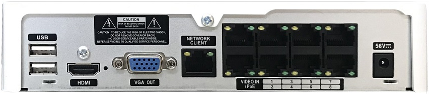 IDIS DR-1308P | 8-канальный компактный Full HD IP-видеорегистратор