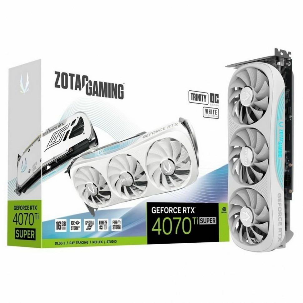 Видеокарта Zotac nVidia GeForce RTX 4070 Ti Super AMP HOLO 16Gb (ZT-D40730F-10P)