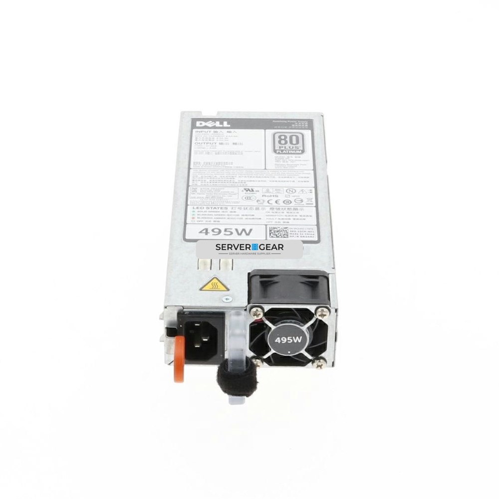 450-17884 Блок питания PSU 495W R520 R620 R720 R720XD R820 T320 T420 T620