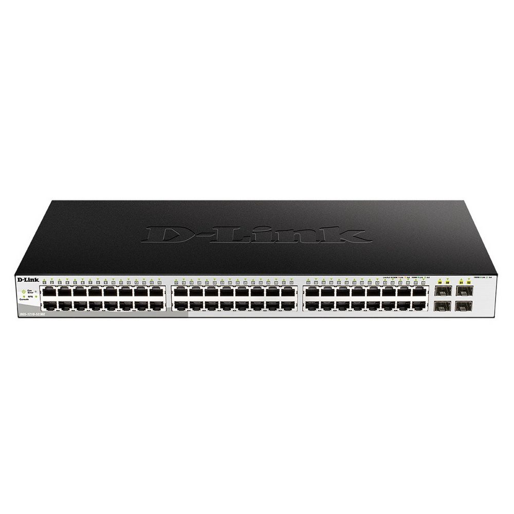 Коммутатор D-Link DGS-1210-52/ME/B1A 48G 4SFP управляемый