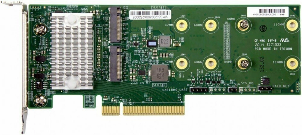 Контроллер Supermicro AOC-SLG4-2H8M2-O