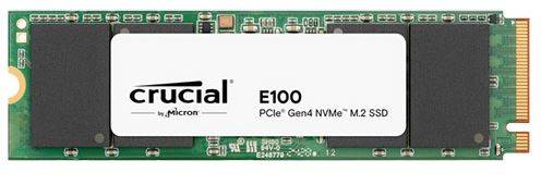 Твердотельный диск 480GB Crucial E100 M.2, NVMe 3D TLC [R/W - 4700/2500 MB/s]