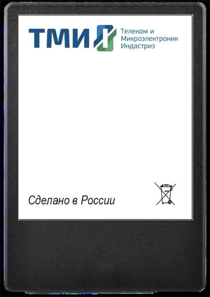 Твердотельный накопитель ТМИ SSD 2.5" 1ТБ SATA3 6Gbps, 3D TLC, до R560/W510, IOPS(randon 4K) до R66K/W73K, 2521,01 TBW, 3,45 DWPD 2y wty МПТ (ЦРМП.467512.001-02)
