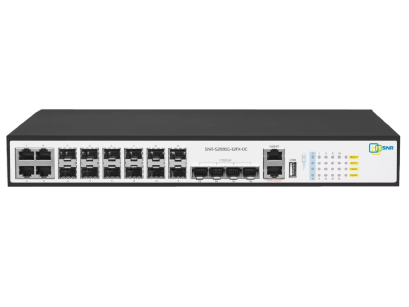 Коммутатор SNR-S2995G-12FX-DC