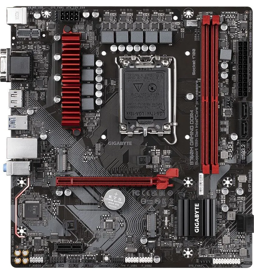Материнская плата Gigabyte B760M GAMING DDR4 Soc-1700 в Санкт-Петербурге