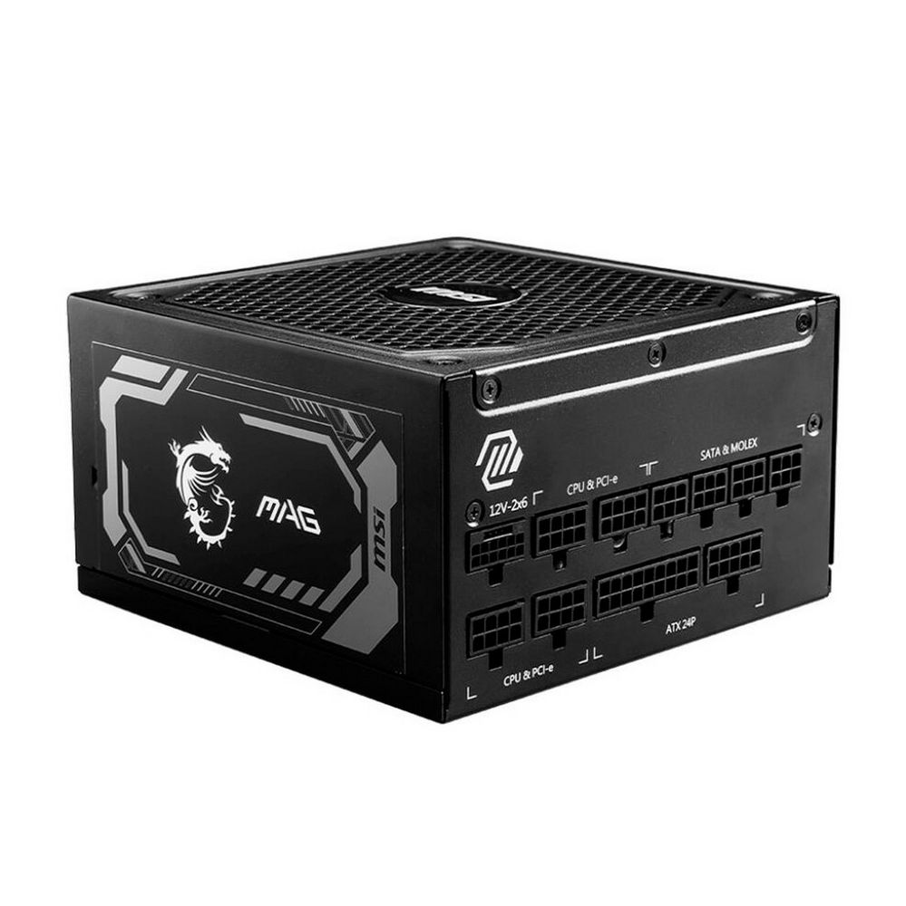 Блок питания MSI MAG A1000GL PCIE5 1000W, 80+ Gold, полностью модульный, ATX 3.0, PCIE5, RTL