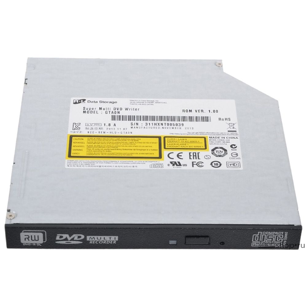Привод DVD-RW LG DTC2N черный SATA slim внутренний oem