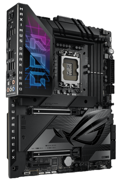 Материнская плата ASUS ROG MAXIMUS Z790 DARK HERO, LGA1700, Z790, 4*DDR5, HDMI, 6xSATA3 + RAID, M2, Audio, Gb LAN, USB 3.2, USB 2.0, ATX;90MB1F90-M0EAY0 (ROG MAXIMUS Z790 DARK HERO)