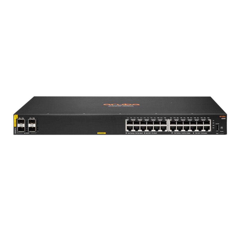 Коммутатор HPE Aruba 6000 R8N87A 24G 4SFP 24PoE+ управляемый