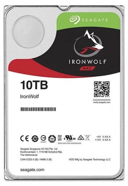 Жёсткий диск Seagate 10Tb IronWolf (ST10000VN0008)