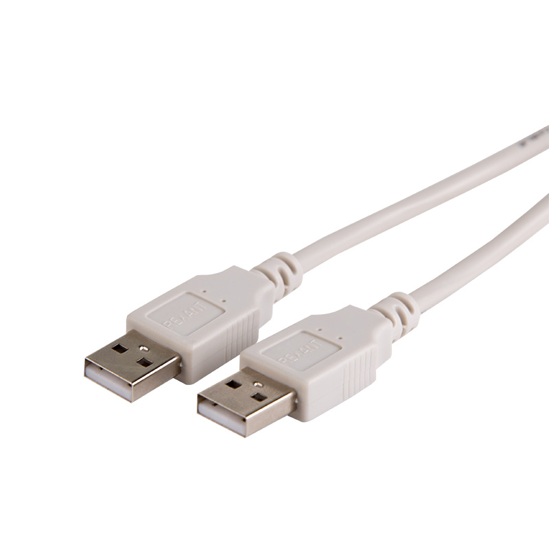 Кабель USB (шт. USB A - шт. USB A) 1.8 метра серый (18-1144)