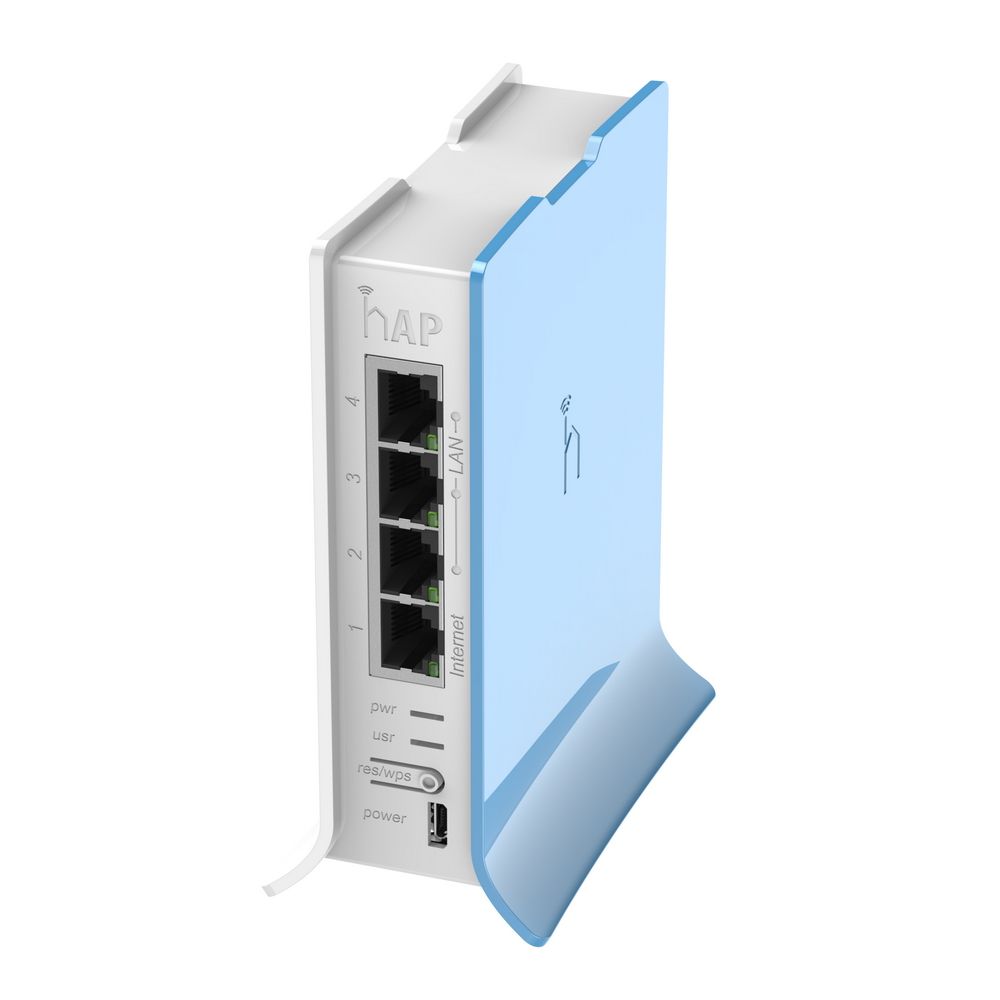 Роутер беспроводной MikroTik hAP lite TC (RB941-2ND-TC) N300 10/100BASE-TX белый