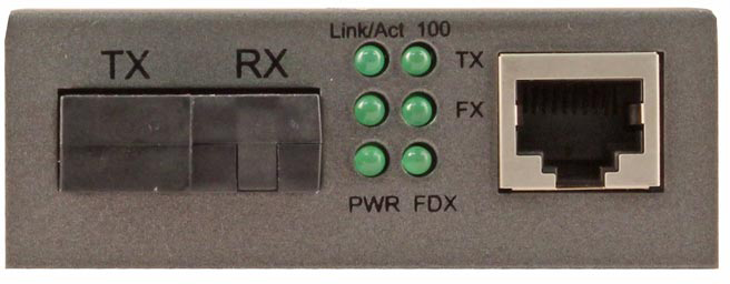 Медиаконвертер Osnovo OMC-100-11S5a