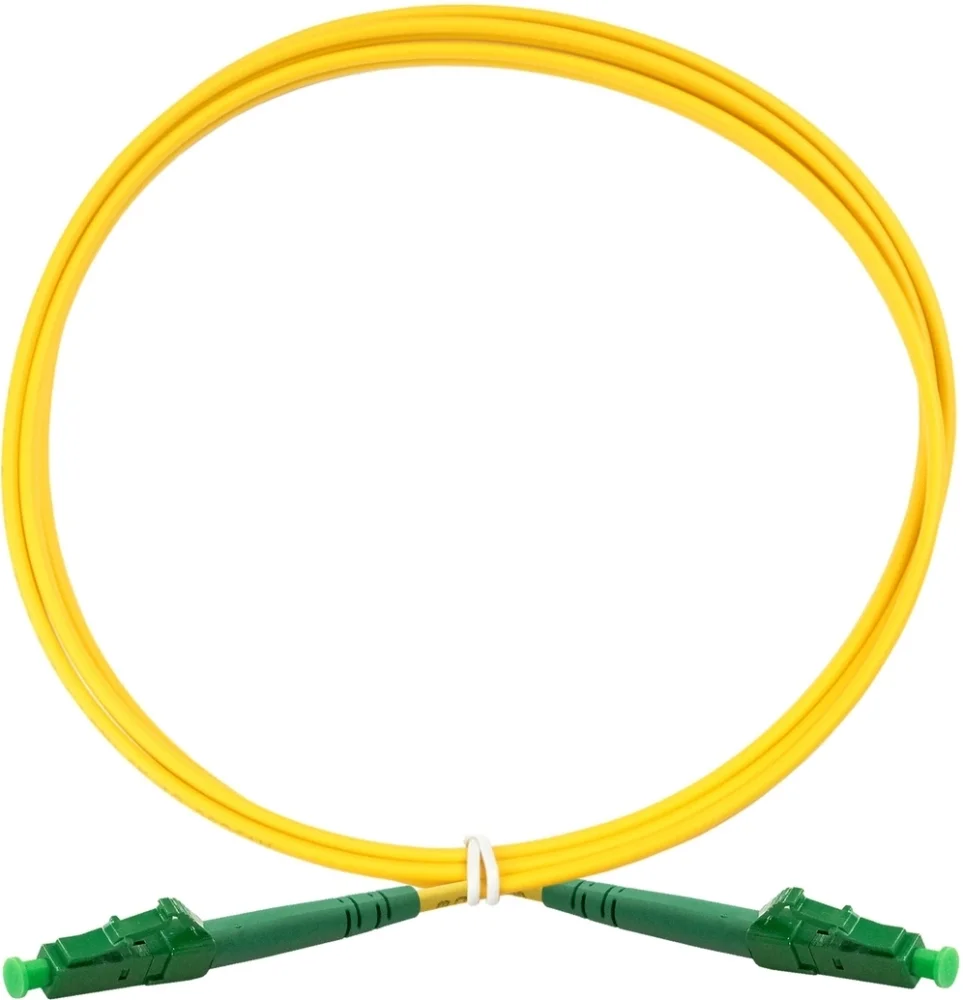 Патч-корд волоконно-оптический ExeGate FC-S-9-LC/APC-LC/APC-2M-LSZH (Шнур ВО SM 9/125 (OS2/G.652.D), LC/APC-LC/APC, Simplex, LSZH, 2м)
