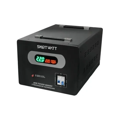 Стабилизатор напряжения Smartwatt AVR Tower 8000RF 8000ВА черный в Санкт-Петербурге