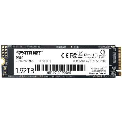 SSD диск Patriot P310 1.92Tb P310P192TM28