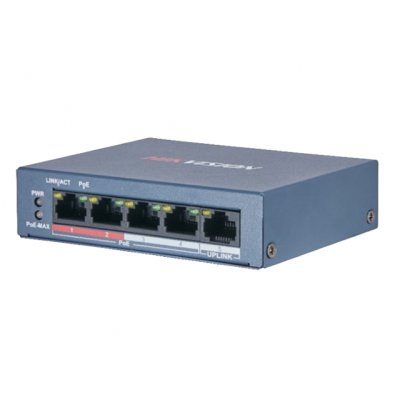 Коммутатор HikVision DS-3E0105P-E-M-B