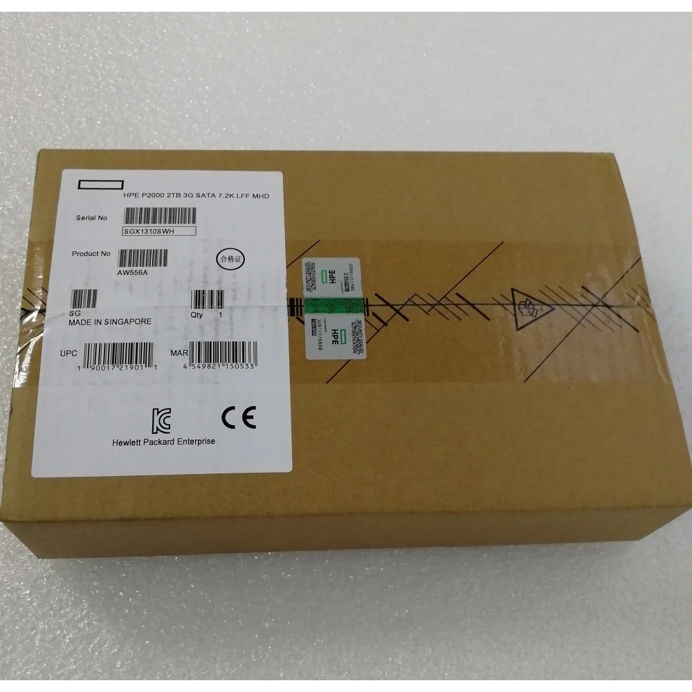 Жесткий диск HP AW556A 2 ТБ 3G 7.2K SATA 3.5' серверный HDD 601778-001, 507631-003, ST32000644NS, HUA722020ALA330