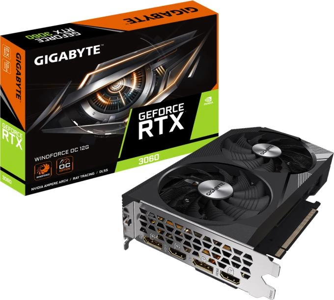 Видеокарта Gigabyte GV-N3060WF2OC-12GD