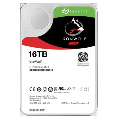 Жесткий диск Seagate IronWolf 16Tb ST16000VN001