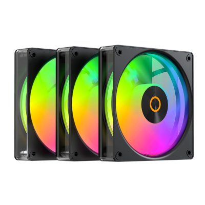 Кулер Ocypus Gamma F12 Elite Black ARGB Reverse Blade 3 in 1