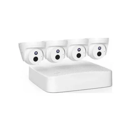 Tenda K4P-4CR Система видеонаблюдения, 4 купольных IP-камеры IC7-PRS и видеорегистратор, 2560x1440, 25 кадр./сек, CMOS, 4Мп, PoE, ночная съемка, датчик движения в Санкт-Петербурге