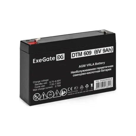 Батарея для ИБП Exegate EX294052 6В 9Ач в Санкт-Петербурге