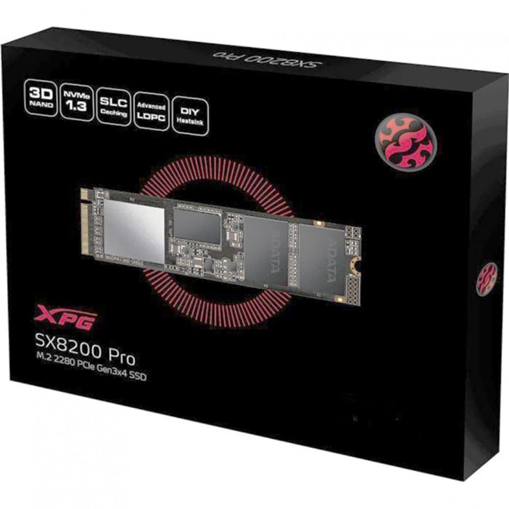 SSD ADATA XPG SX8200 Pro 512Гб Наличие PCIE Скорость записи 2300 Мб/сек. Скорость чтения 3500 Мб/сек. TBW 320 Тб Время наработки на отказ 2000000 ч. ASX8200PNP-512GT-C