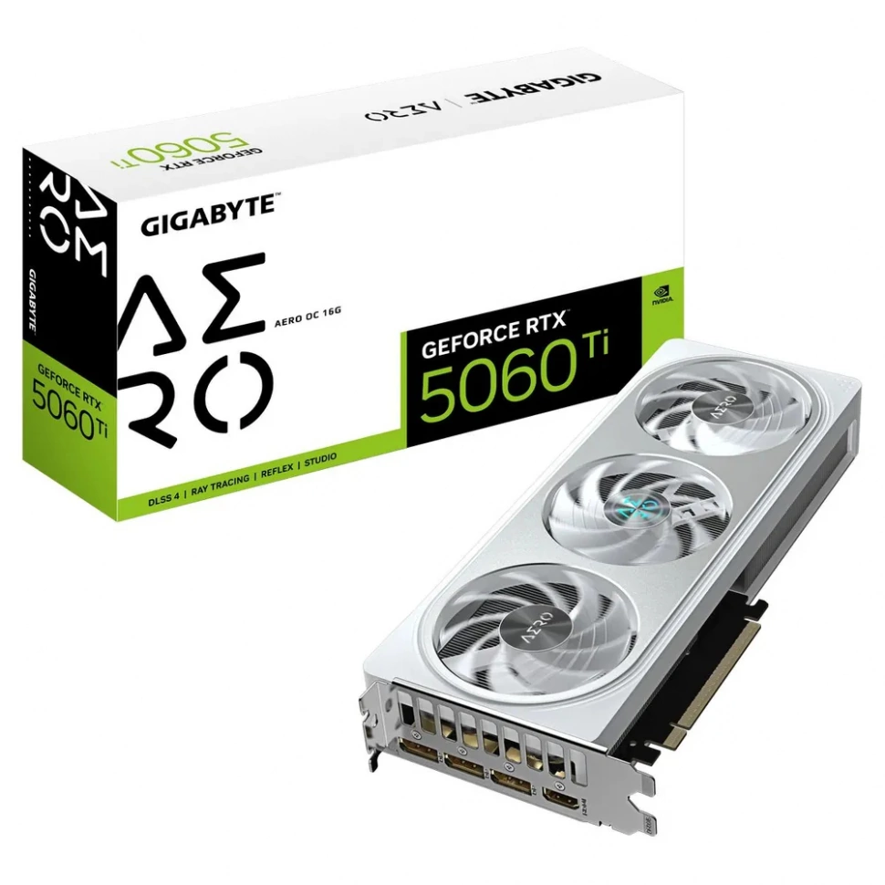 Видеокарта GigaByte RTX 5060 Ti 16Gb (GV-N506TAERO OC-16GD)