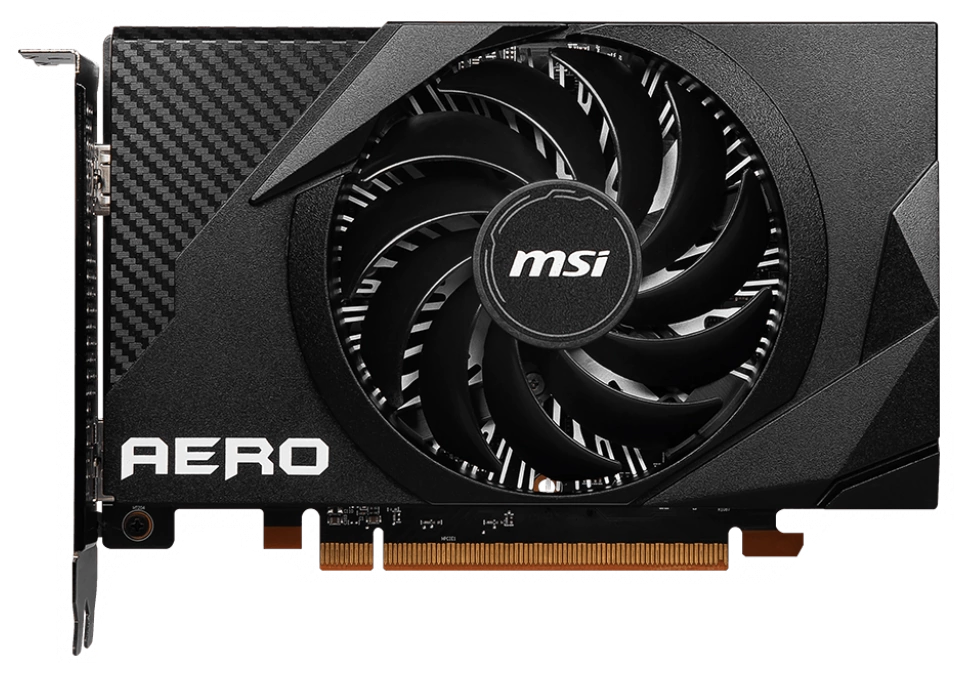 Видеокарта MSI RX 6400 AERO ITX 4G