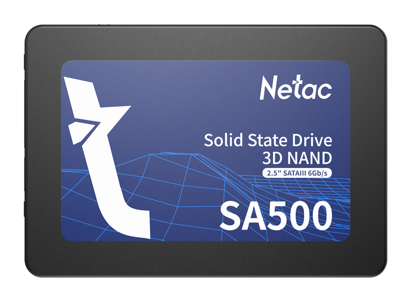Ssd накопитель Netac SSD SA500 2.5 SATAIII 3D NAND 240GB, R/W up to 520/450MB/s, 3y wty (NT01SA500-240-S3X)