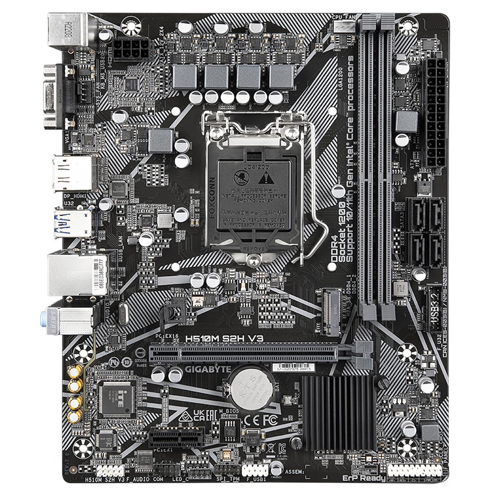 Материнская плата Gigabyte H510M S2H V3 2.0, RTL