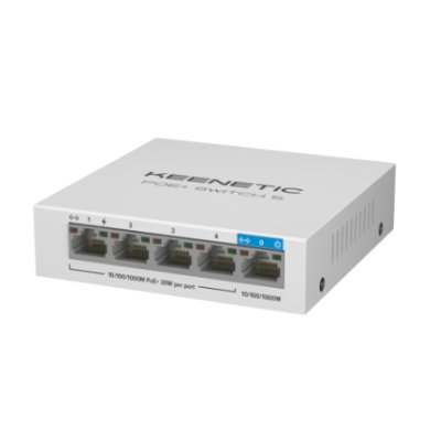 Коммутатор Keenetic PoE+ Switch 5 KN-4610