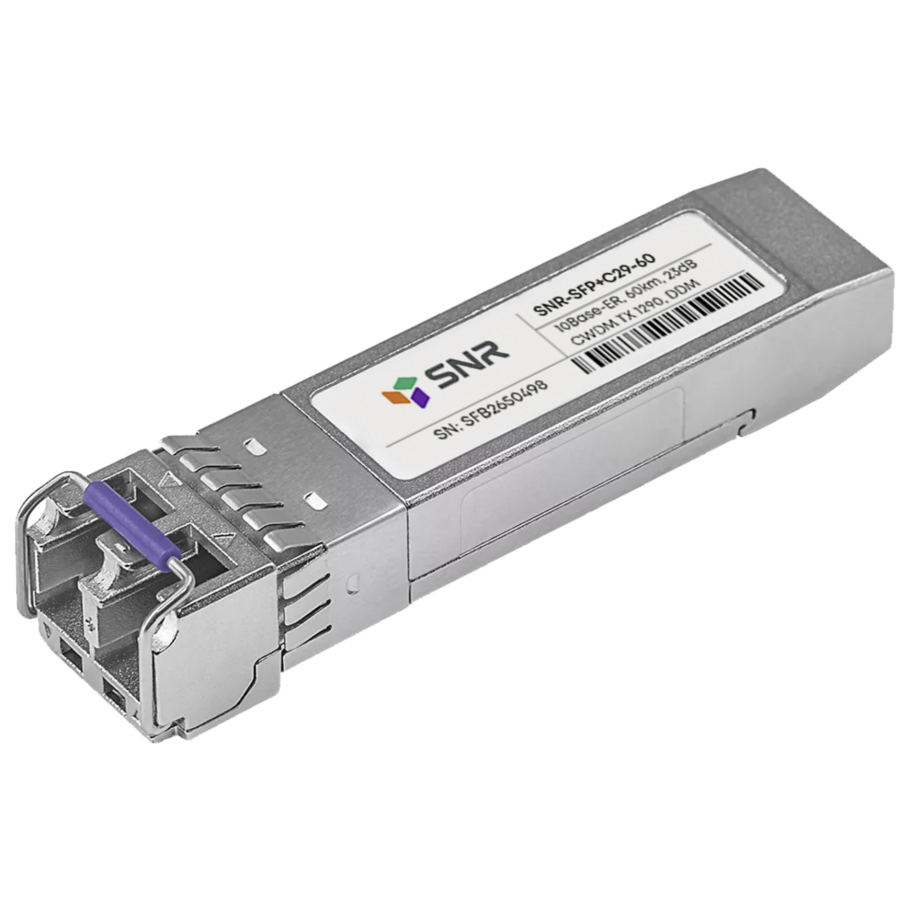Модуль SFP+ CWDM оптический, дальность до 60км (23dB), 1290нм