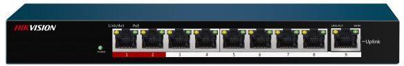 Неуправляемый коммутатор Hikvision DS-3E0109P-E/M(B)