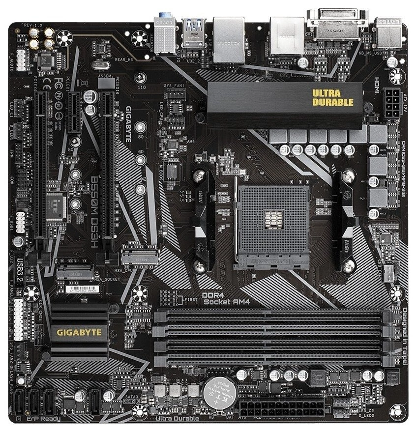 Материнская плата Gigabyte B550M DS3H AC